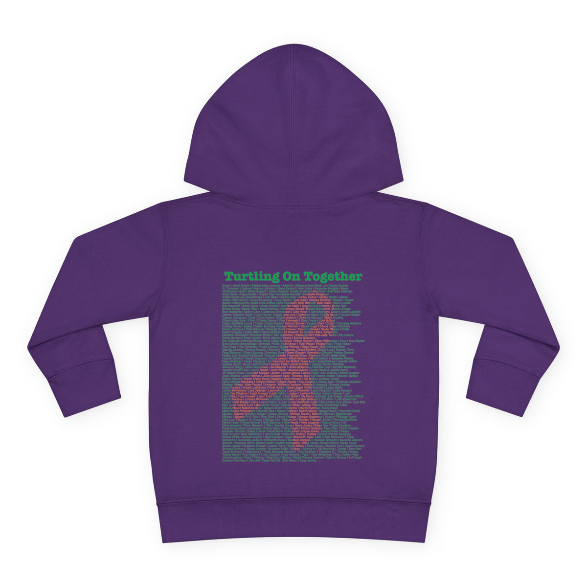 Personalized Toddler Hoodie - 2026 Limited Edition - Orange Ribbon
