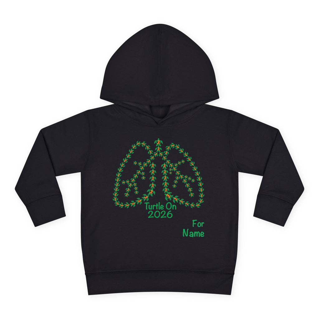 Personalized Toddler Hoodie - 2026 Limited Edition - Orange Ribbon