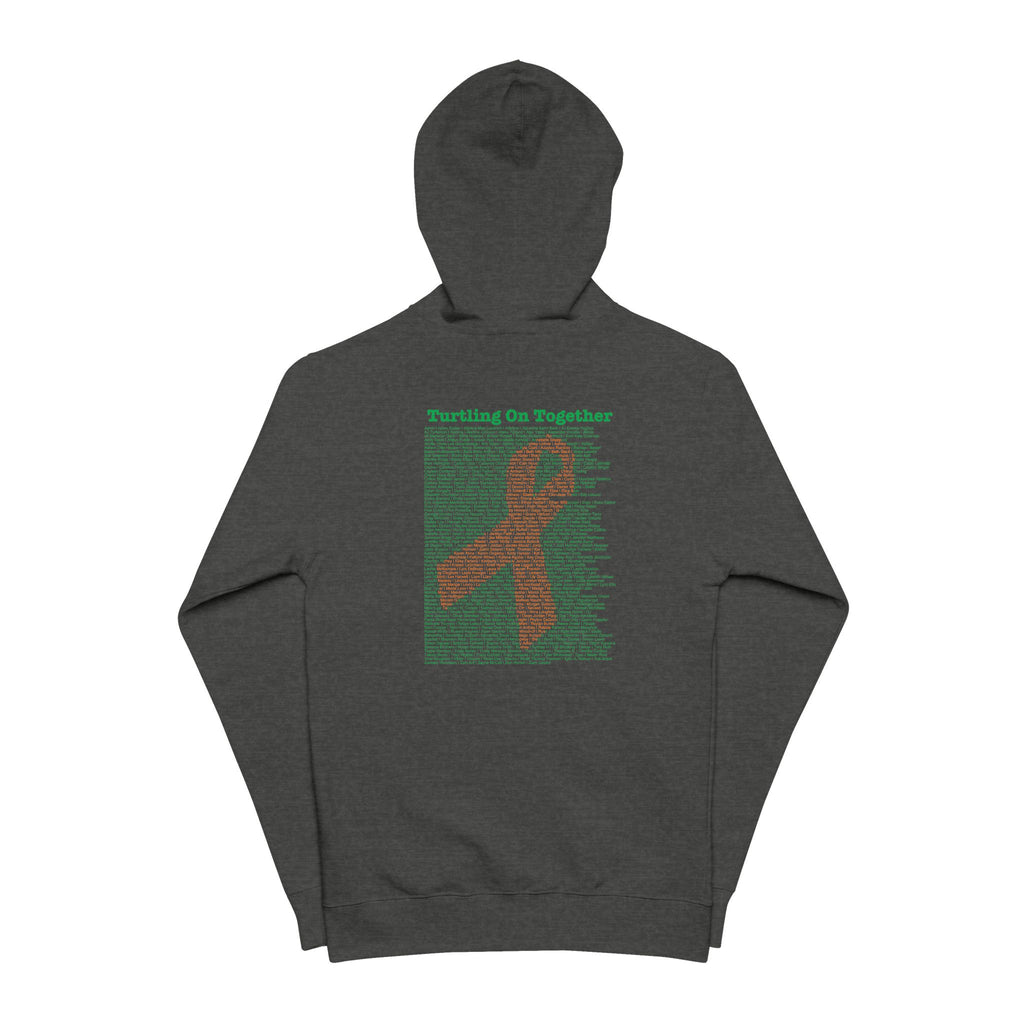 Unisex Zip-Up Hoodie - 2026 Limited Edition - Orange Ribbon