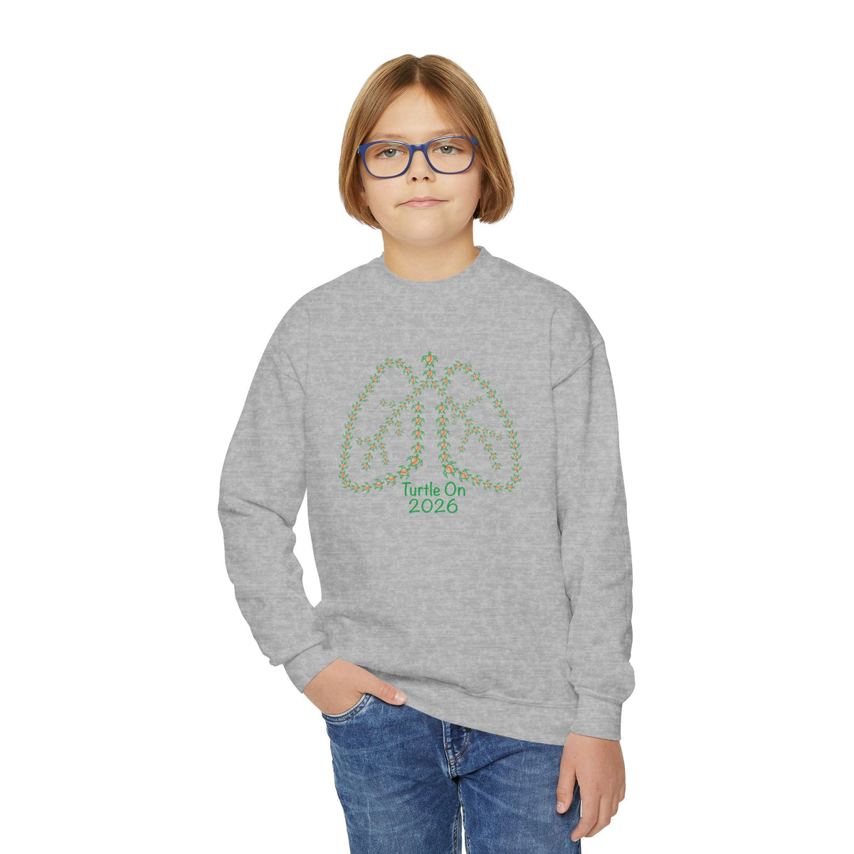 Youth Sweatshirt - 2026 Limited Edition - Orange - Crewneck