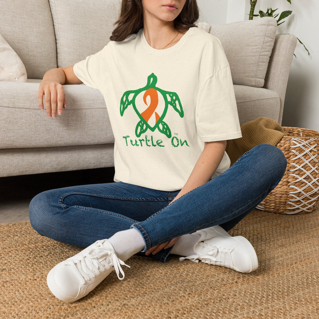 Unisex - Turtle On - Orange - Softstyle T-Shirt