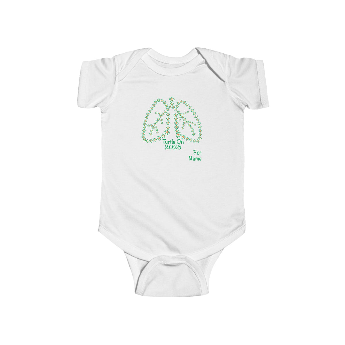 Personalized Infant - 2026 Limited Edition - Orange - Bodysuit