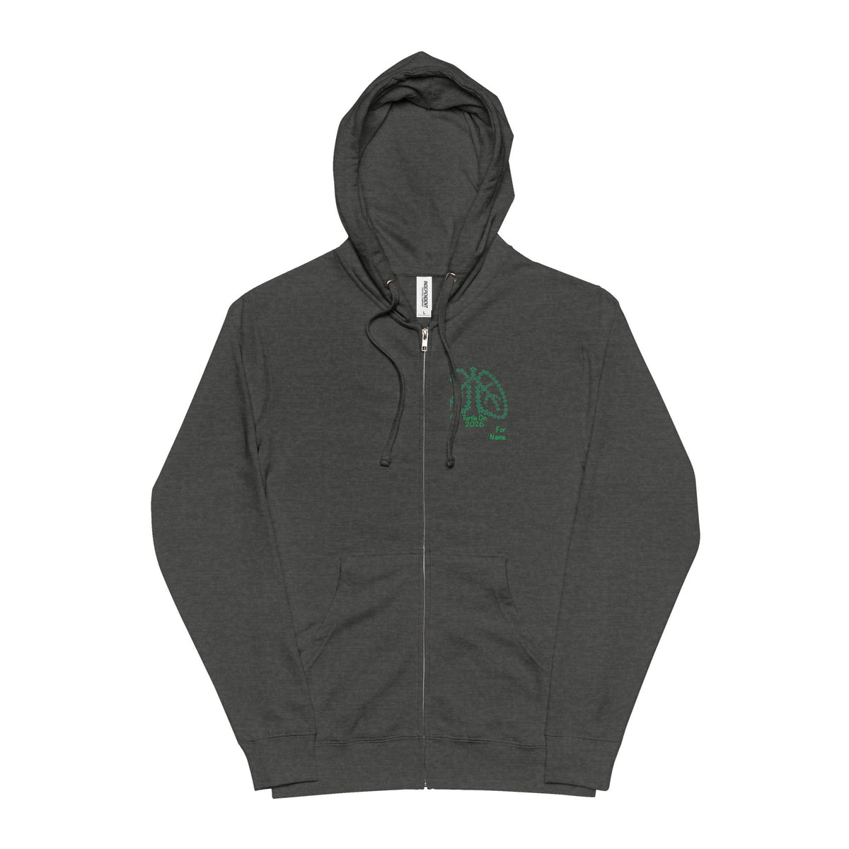Personalized Unisex Zip-Up Hoodie - 2026 Limited Edition - Blue Ribbon