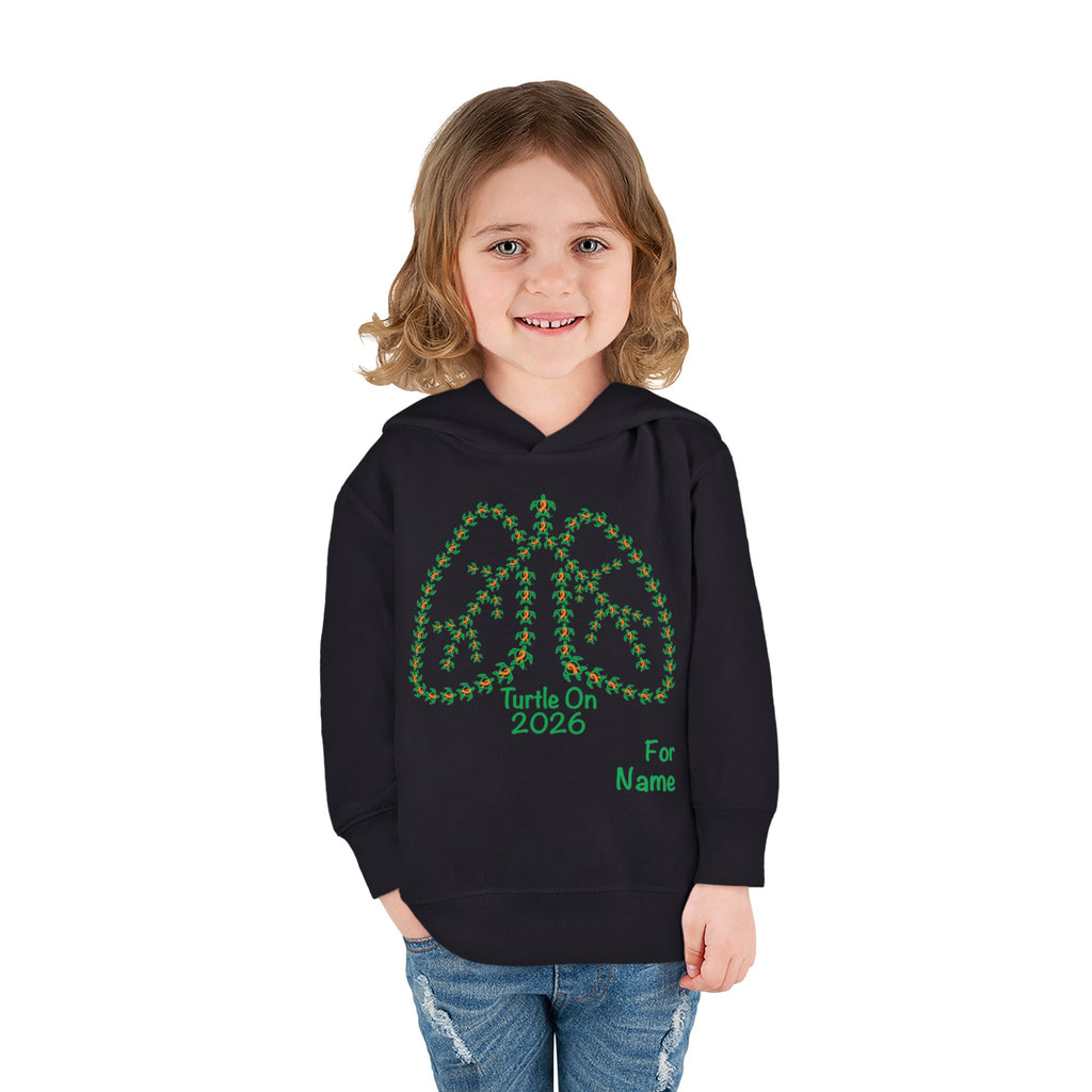Personalized Toddler Hoodie - 2026 Limited Edition - Orange Ribbon