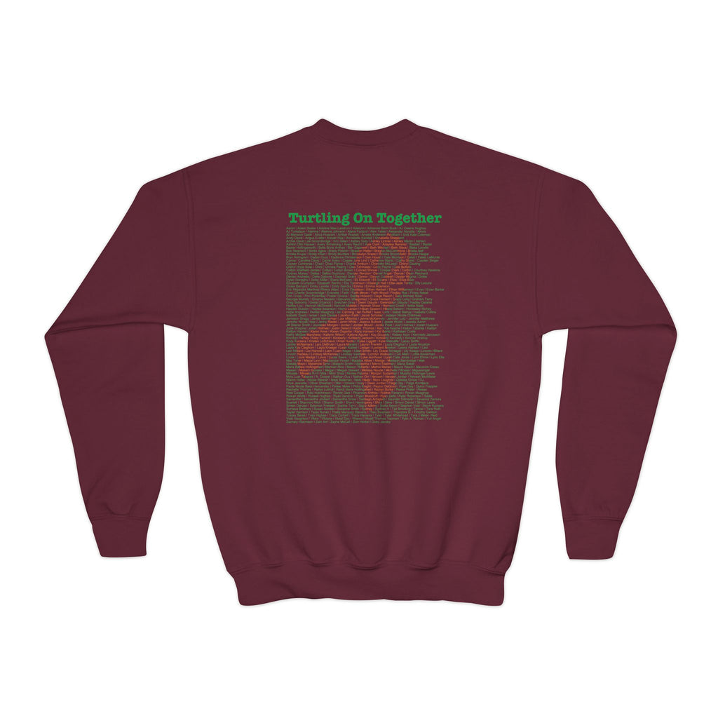 Personalized Youth Sweatshirt - 2026 Limited Edition - Orange - Crewneck