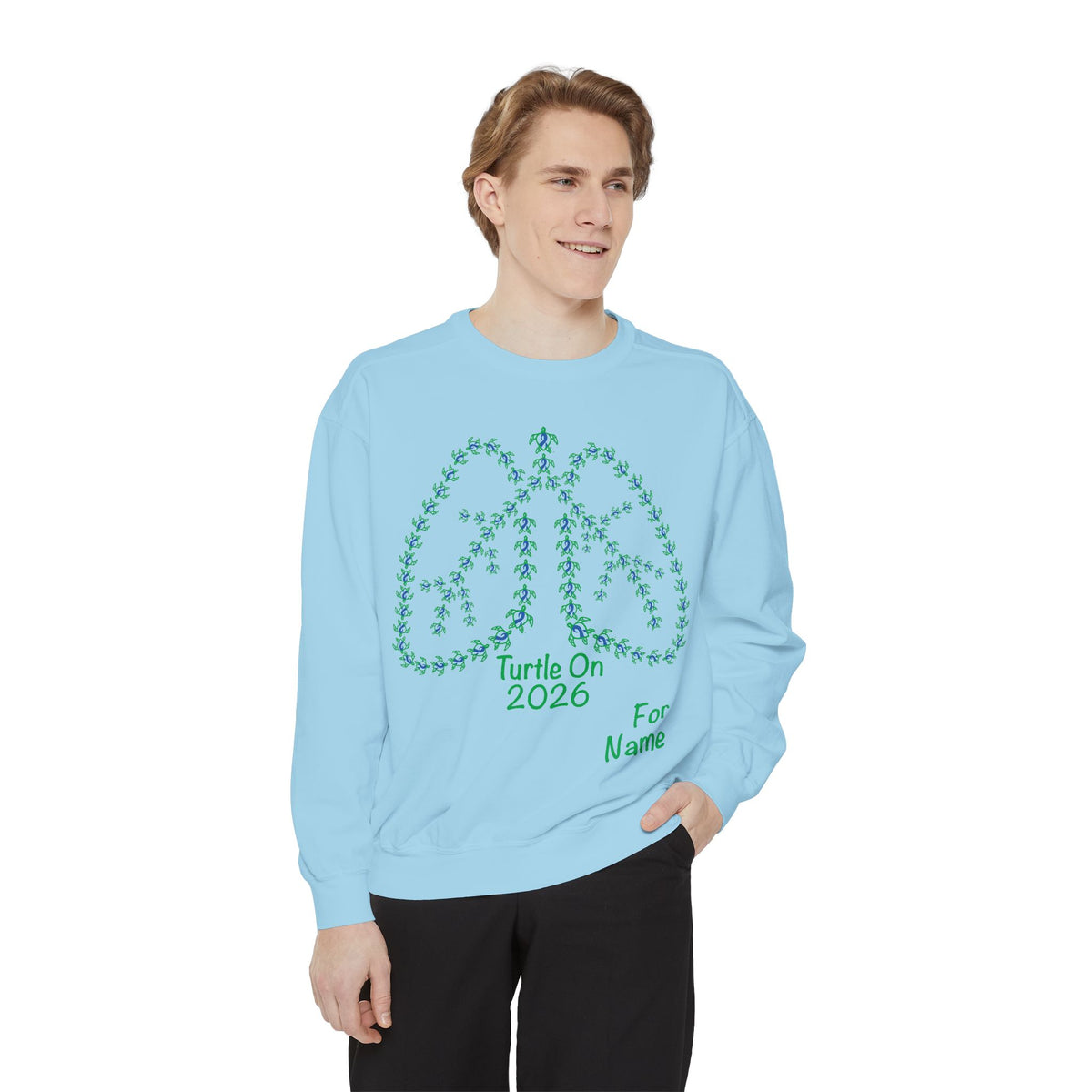Personalized Unisex Sweatshirt - 2026 Limited Edition - Blue - Crewneck