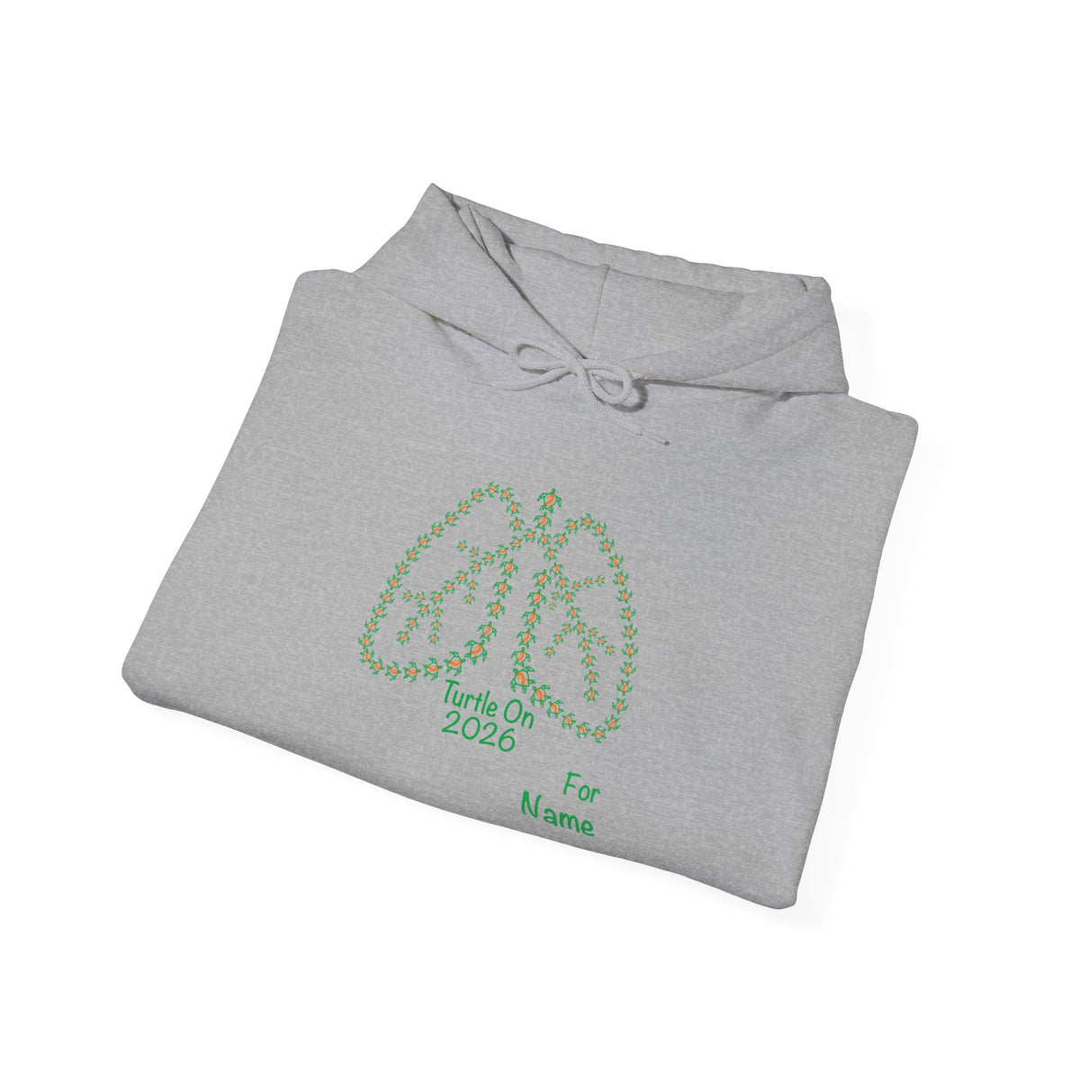 Personalized Unisex Hoodie -- 2026 Limited Edition - Orange Ribbon