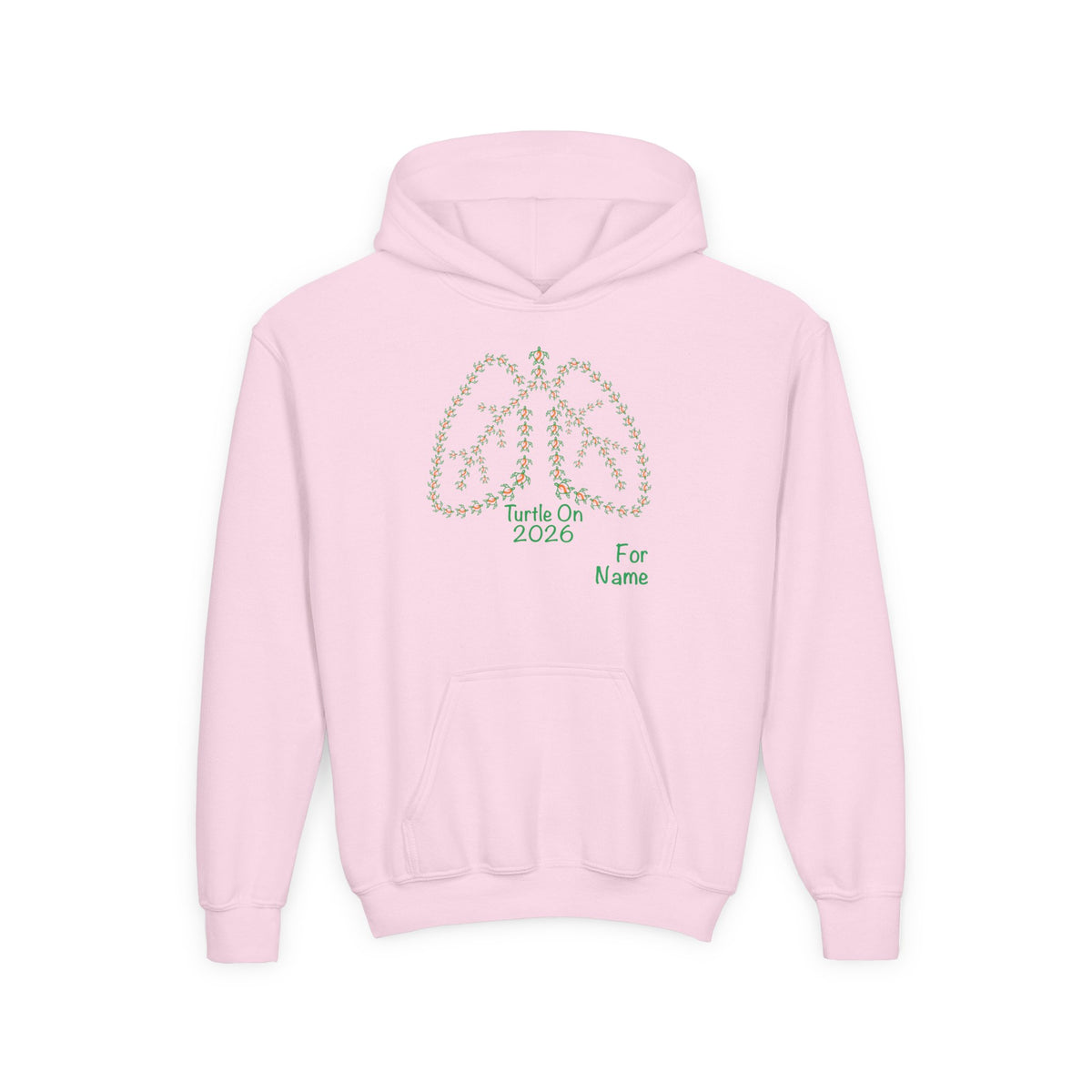 Personalized Youth Hoodie - 2026 Limited Edition - Orange Ribbon