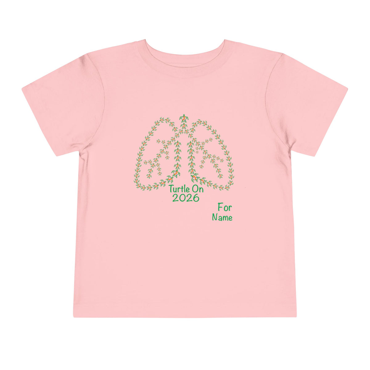 Personalized Toddler Tee - 2026 Limited Edition - Blue Orange Ribbon