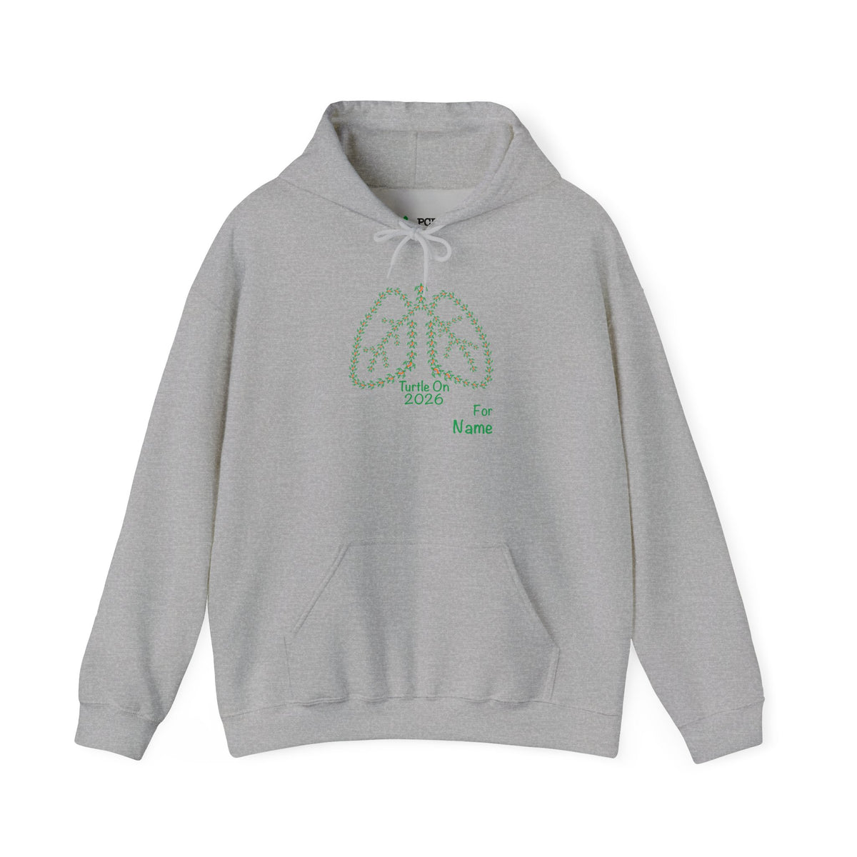 Personalized Unisex Hoodie -- 2026 Limited Edition - Blue Orange Ribbon