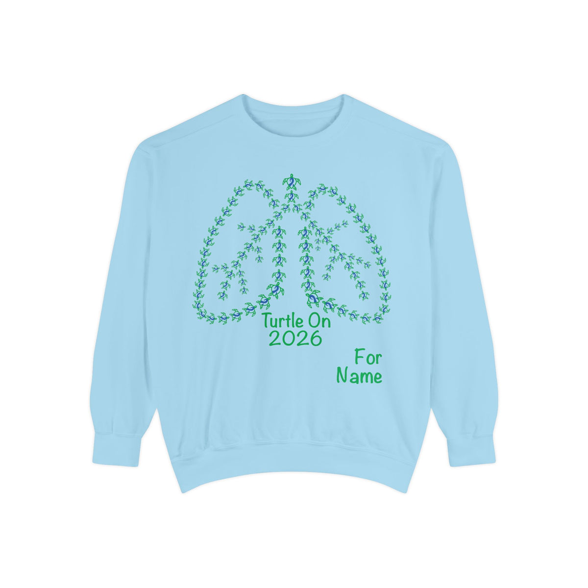 Personalized Unisex Sweatshirt - 2026 Limited Edition - Blue - Crewneck