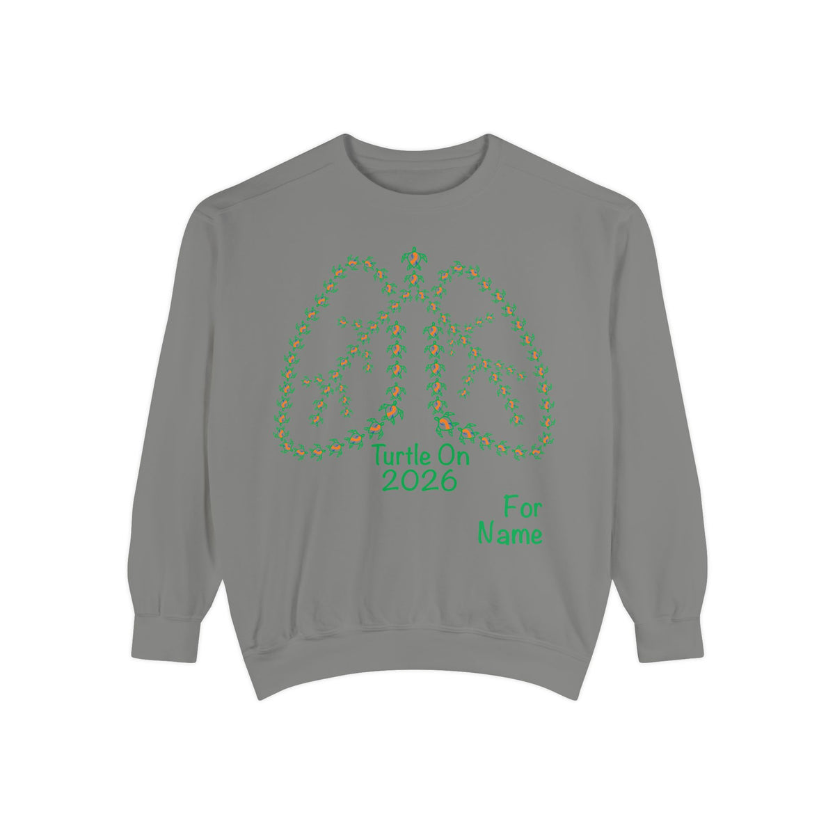 Personalized Unisex Sweatshirt - 2026 Limited Edition - Blue Orange - Crewneck