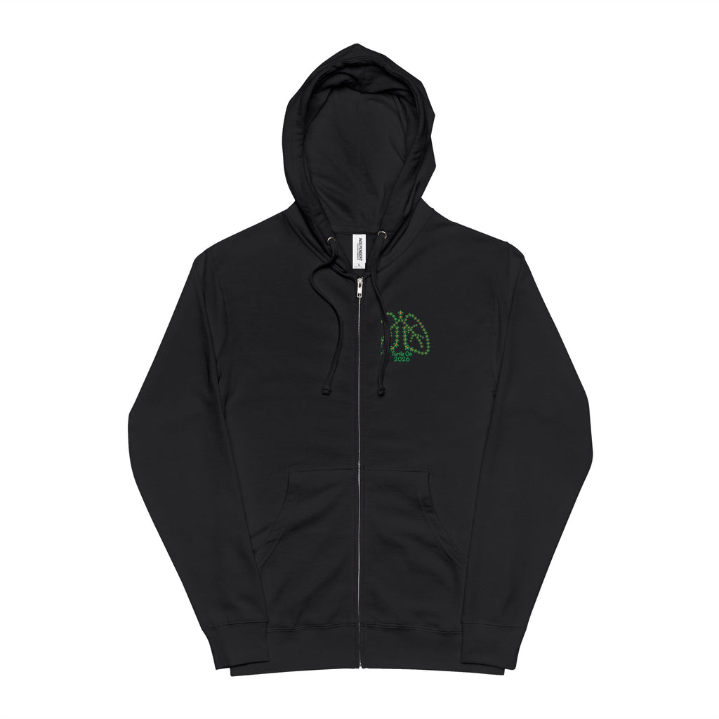 Unisex Zip-Up Hoodie - 2026 Limited Edition - Orange Ribbon