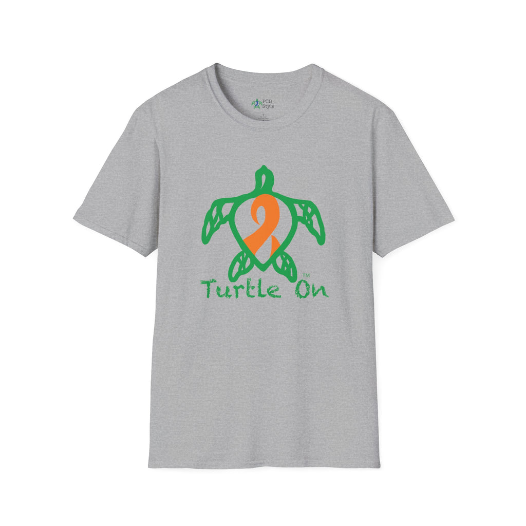 Unisex - Turtle On - Orange - Softstyle T-Shirt