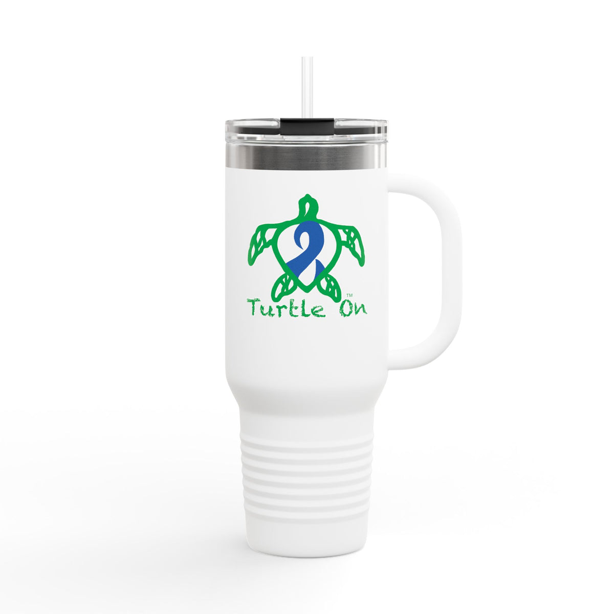 Travel Mug - Turtle On - Blue Ribbon - 40oz Insulated