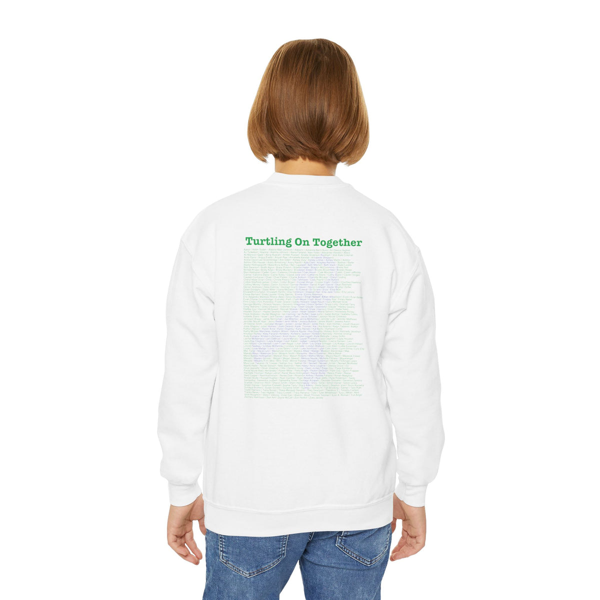 Personalized Youth Sweatshirt - 2026 Limited Edition - Blue - Crewneck