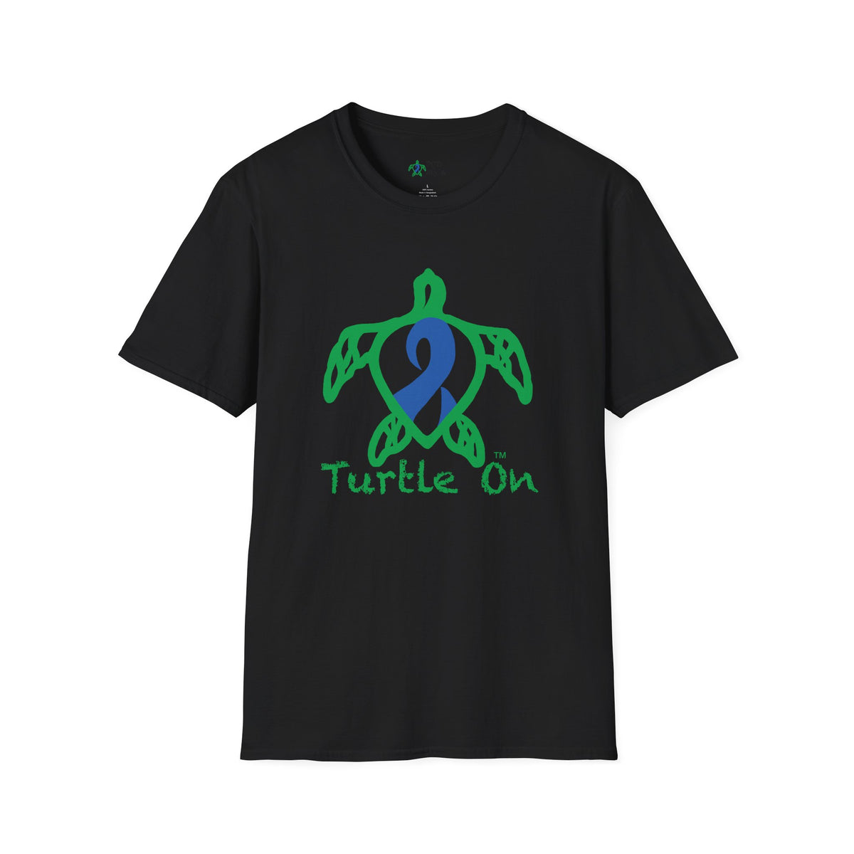 Unisex - Turtle On - Blue - Softstyle T-Shirt