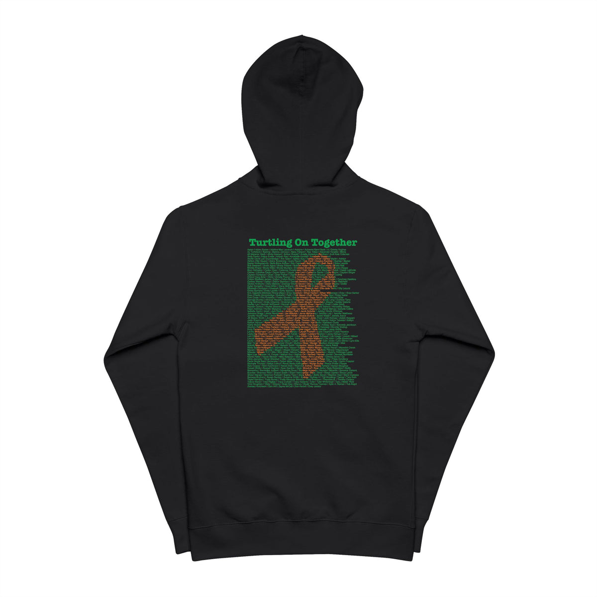 Personalized Unisex Zip-Up Hoodie - 2026 Limited Edition - Orange Ribbon