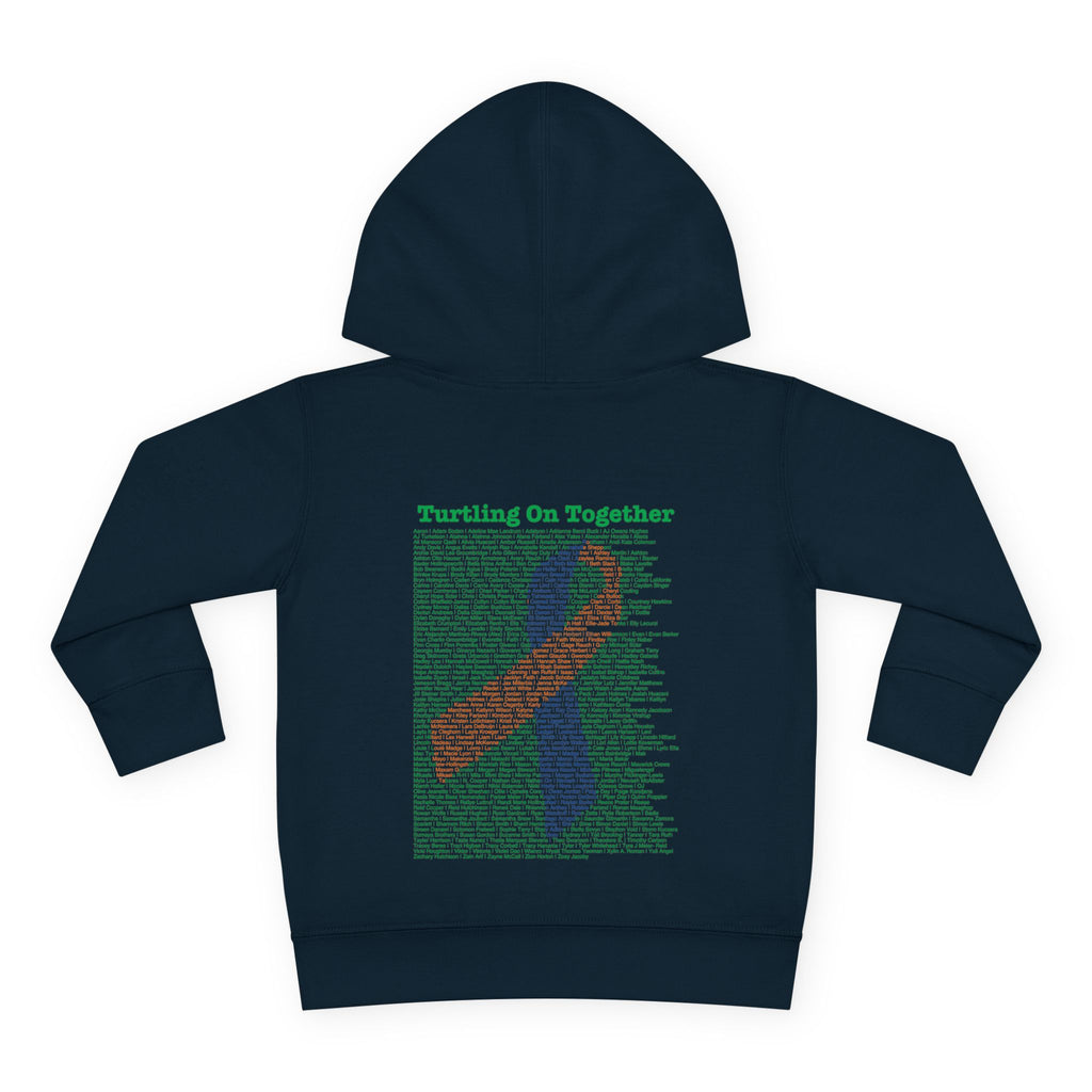 Personalized Toddler Hoodie - 2026 Limited Edition - Blue Orange Ribbon