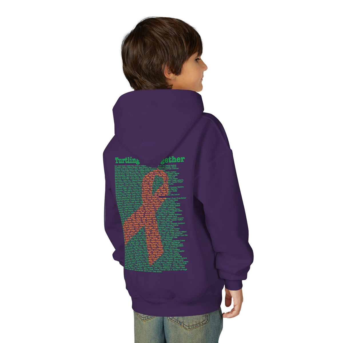 Personalized Youth Hoodie - 2026 Limited Edition - Orange Ribbon
