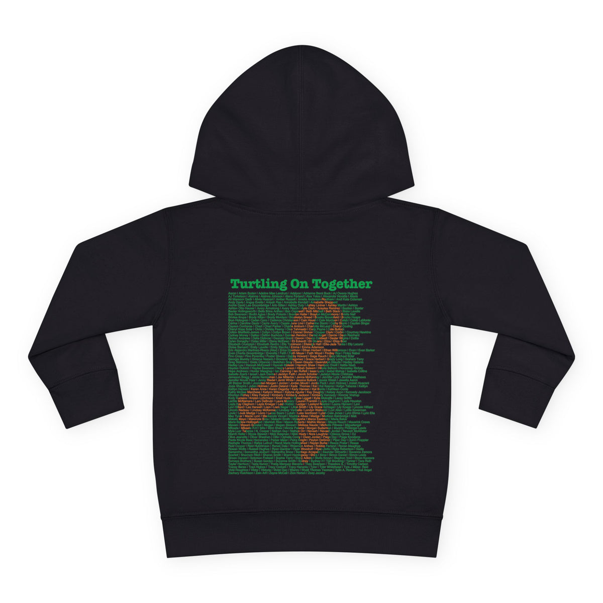 Personalized Toddler Hoodie - 2026 Limited Edition - Orange Ribbon