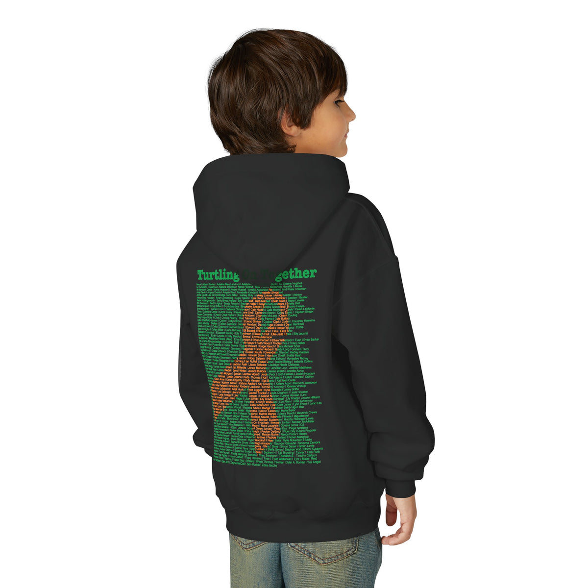 Personalized Youth Hoodie - 2026 Limited Edition - Orange Ribbon