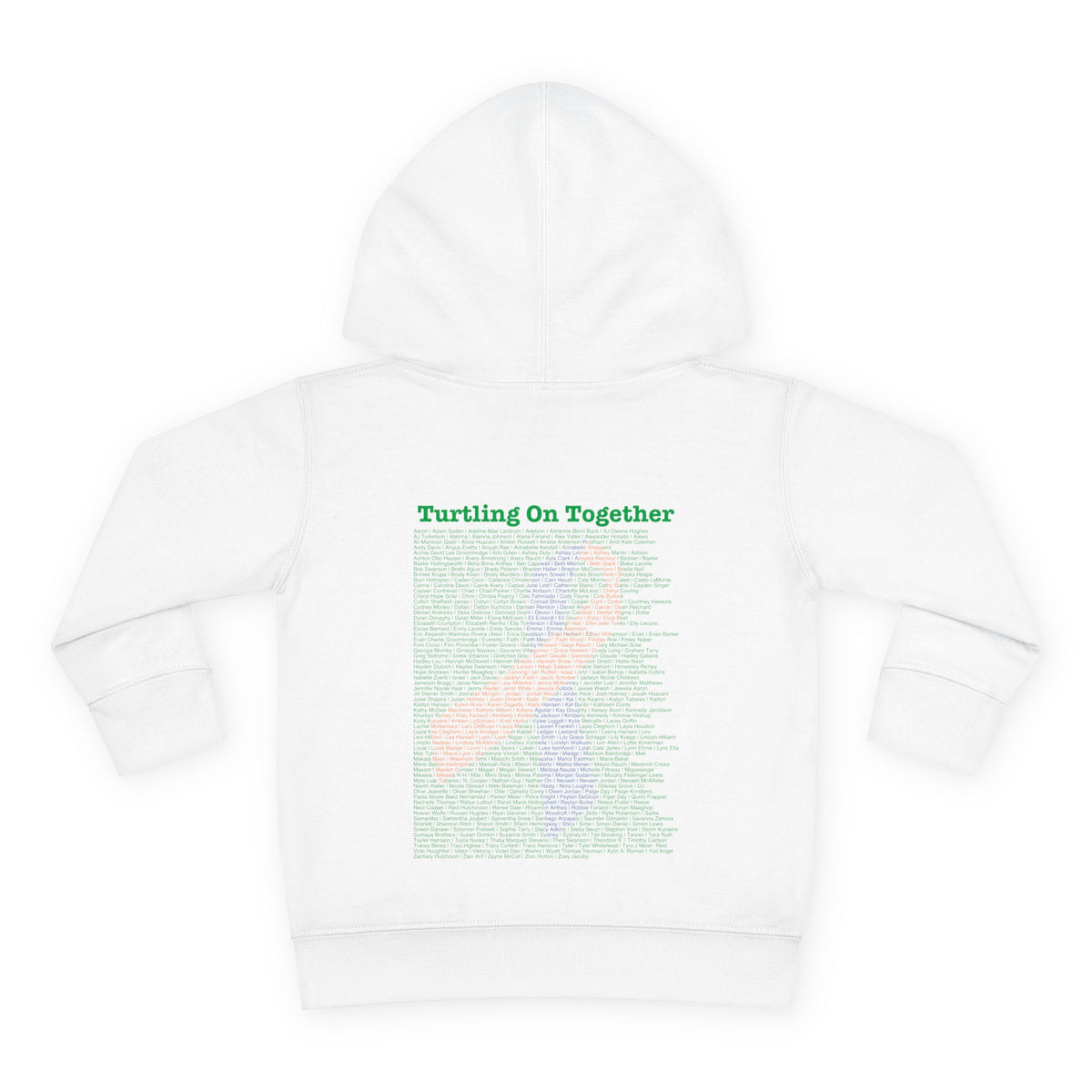 Personalized Toddler Hoodie - 2026 Limited Edition - Blue Orange Ribbon