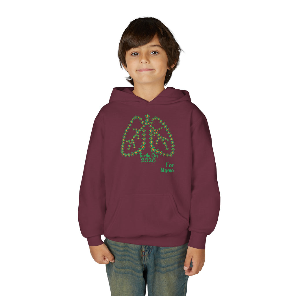 Personalized Youth Hoodie - 2026 Limited Edition - Orange Ribbon