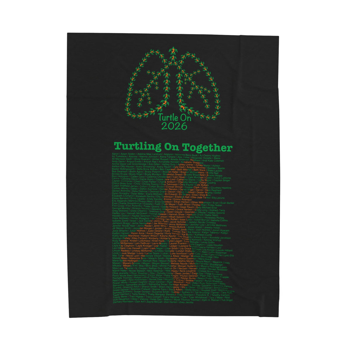 Plush Blanket - 2026 Limited Edition - Orange Ribbon