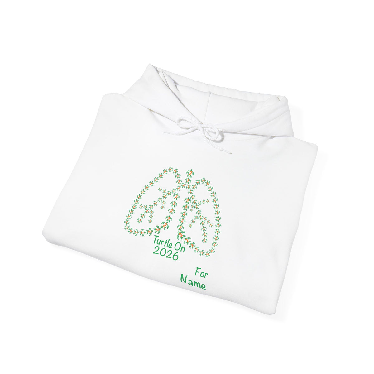 Personalized Unisex Hoodie -- 2026 Limited Edition - Orange Ribbon
