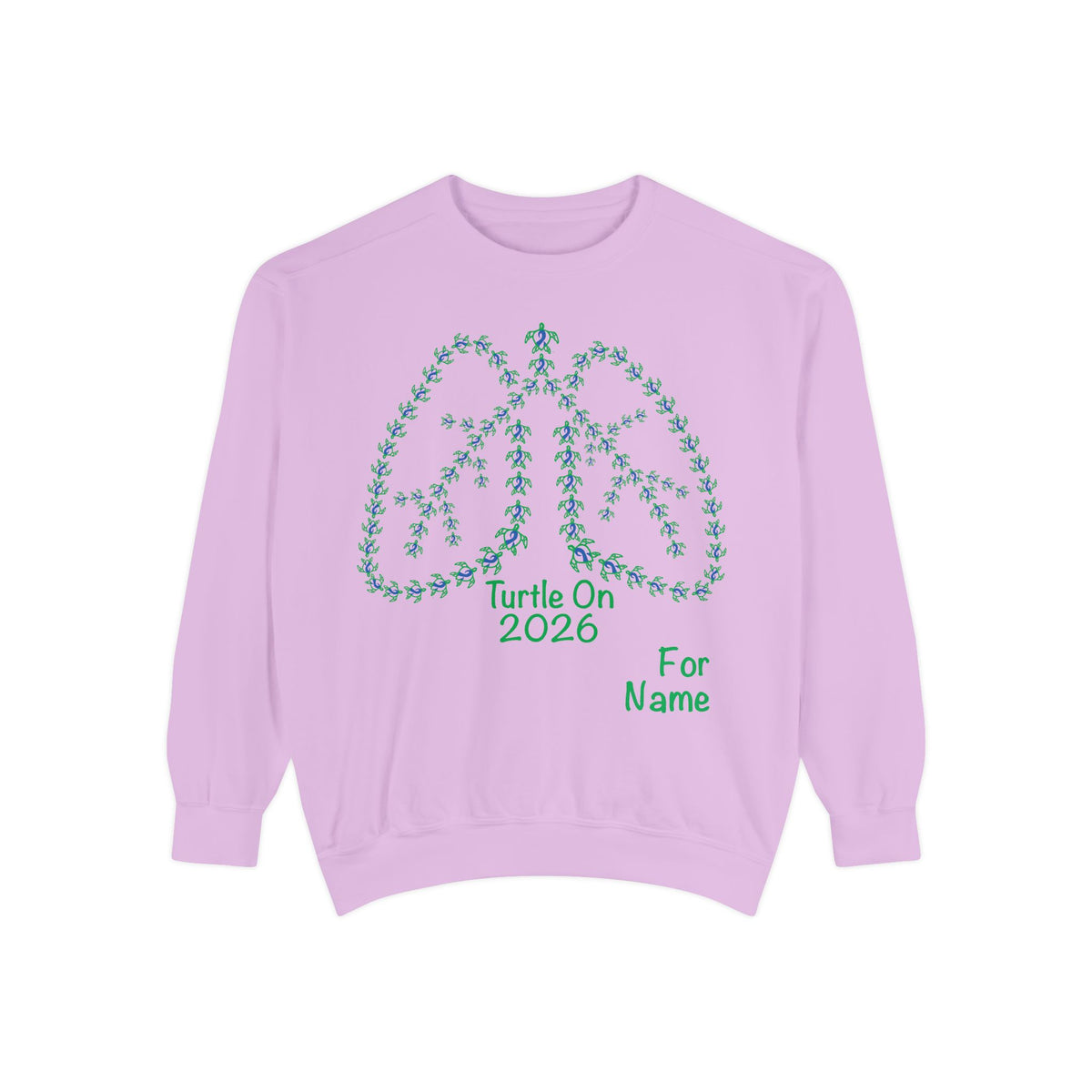 Personalized Unisex Sweatshirt - 2026 Limited Edition - Blue - Crewneck