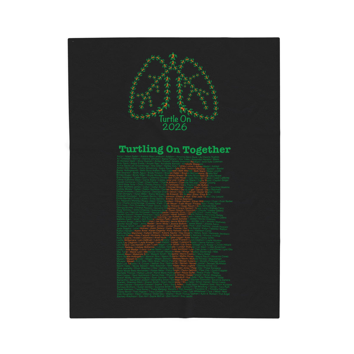 Plush Blanket - 2026 Limited Edition - Orange Ribbon