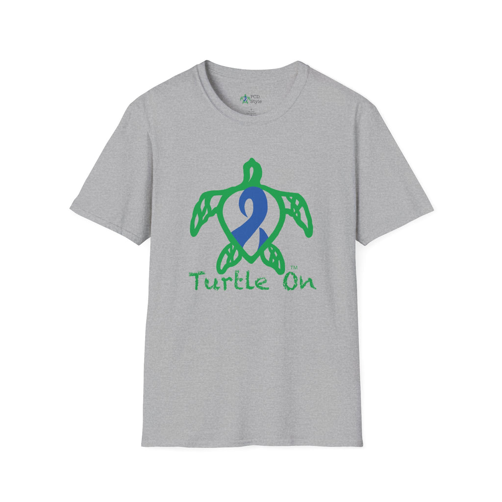 Unisex - Turtle On - Blue - Softstyle T-Shirt