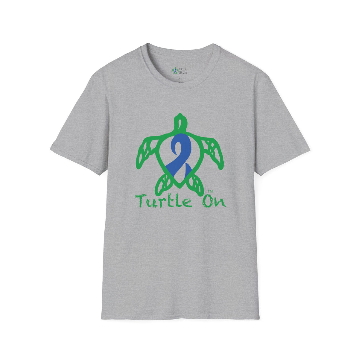 Unisex - Turtle On - Blue - Softstyle T-Shirt