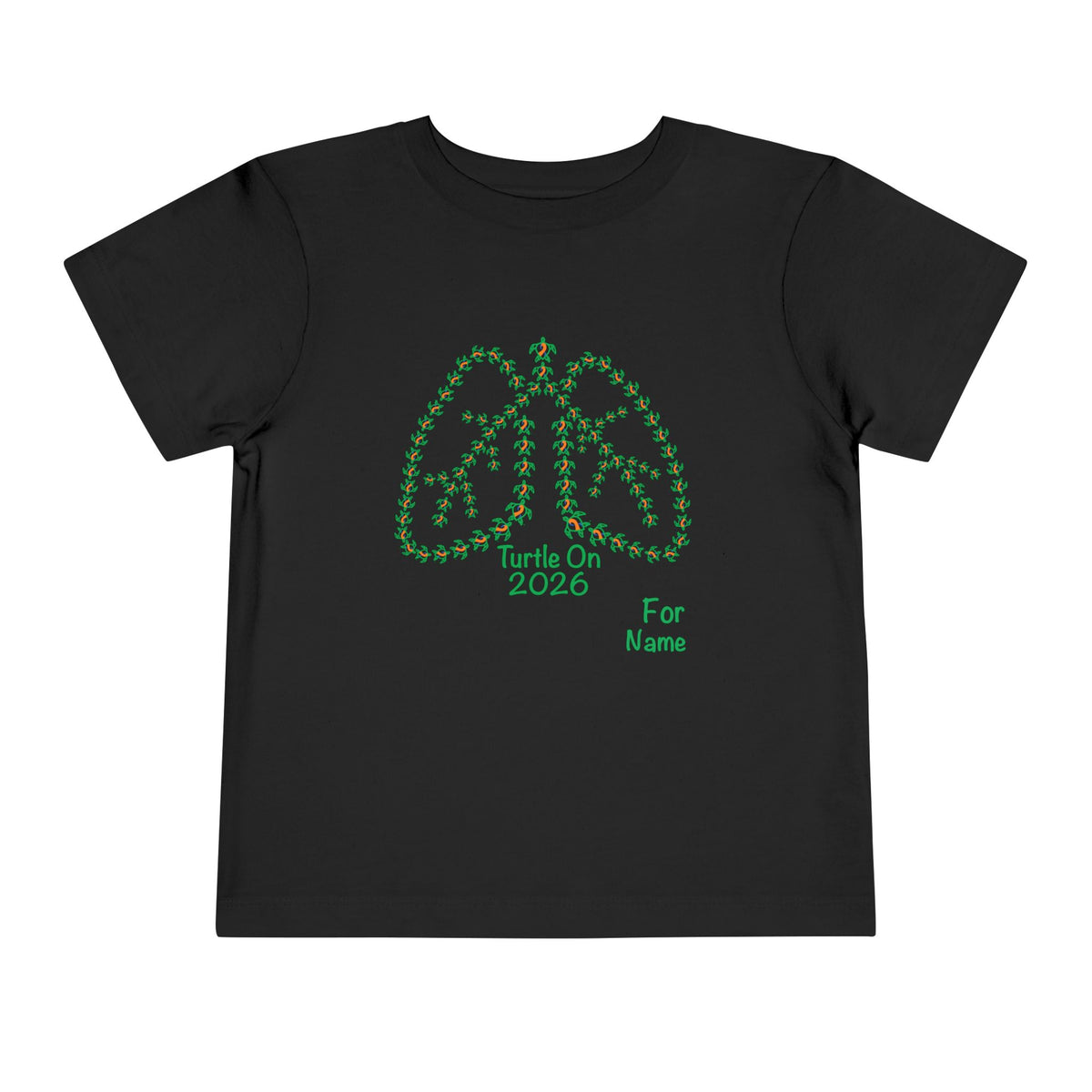 Personalized Toddler Tee - 2026 Limited Edition - Blue Orange Ribbon