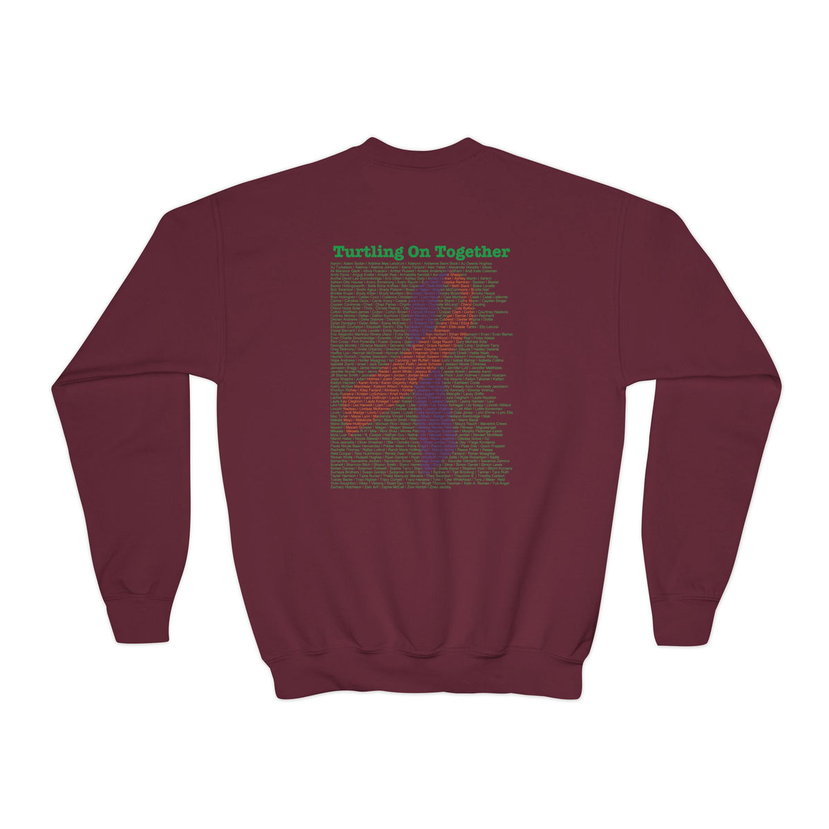 Personalized Youth Sweatshirt - 2026 Limited Edition - Blue Orange - Crewneck