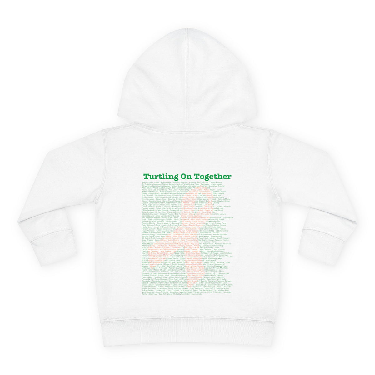 Personalized Toddler Hoodie - 2026 Limited Edition - Orange Ribbon