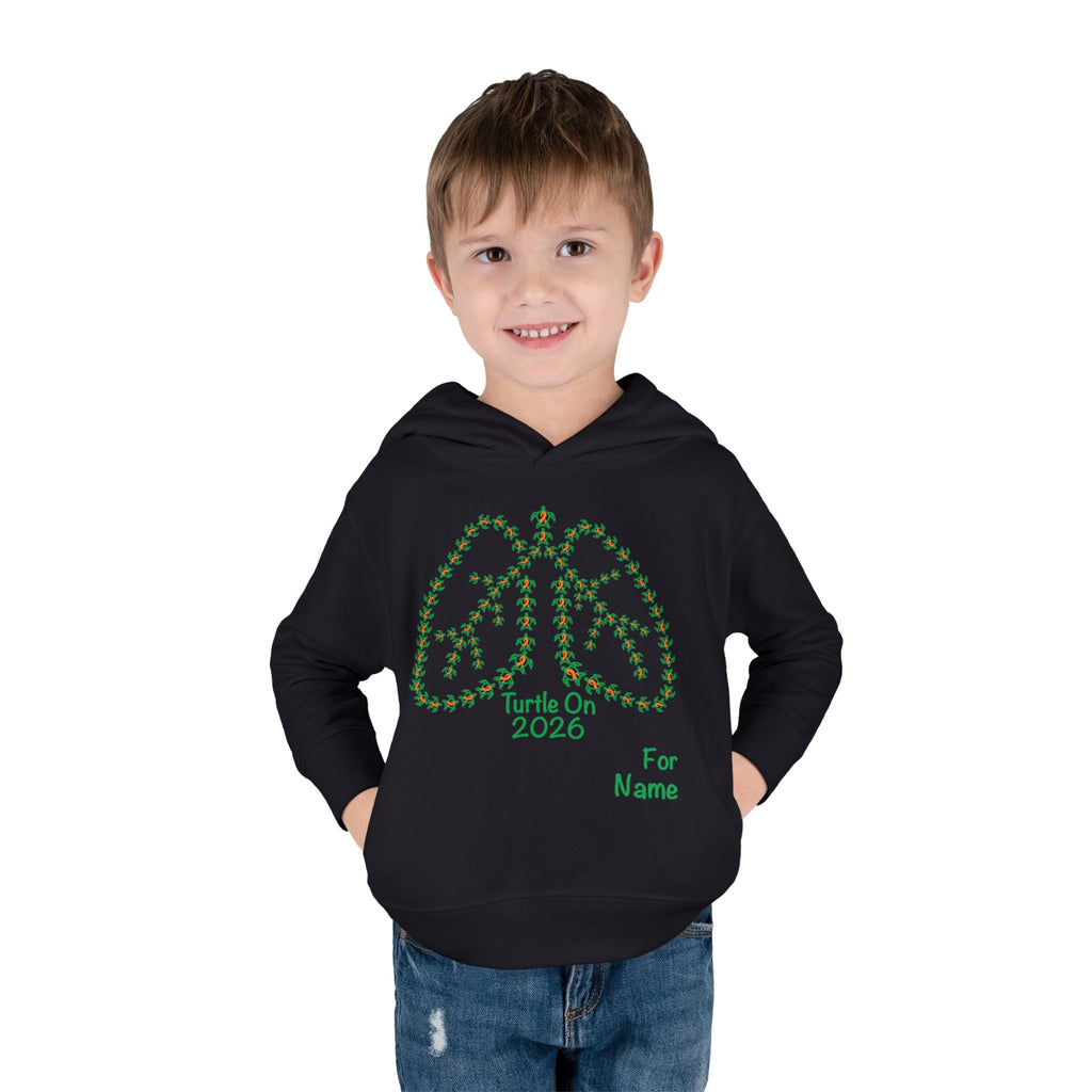 Personalized Toddler Hoodie - 2026 Limited Edition - Orange Ribbon
