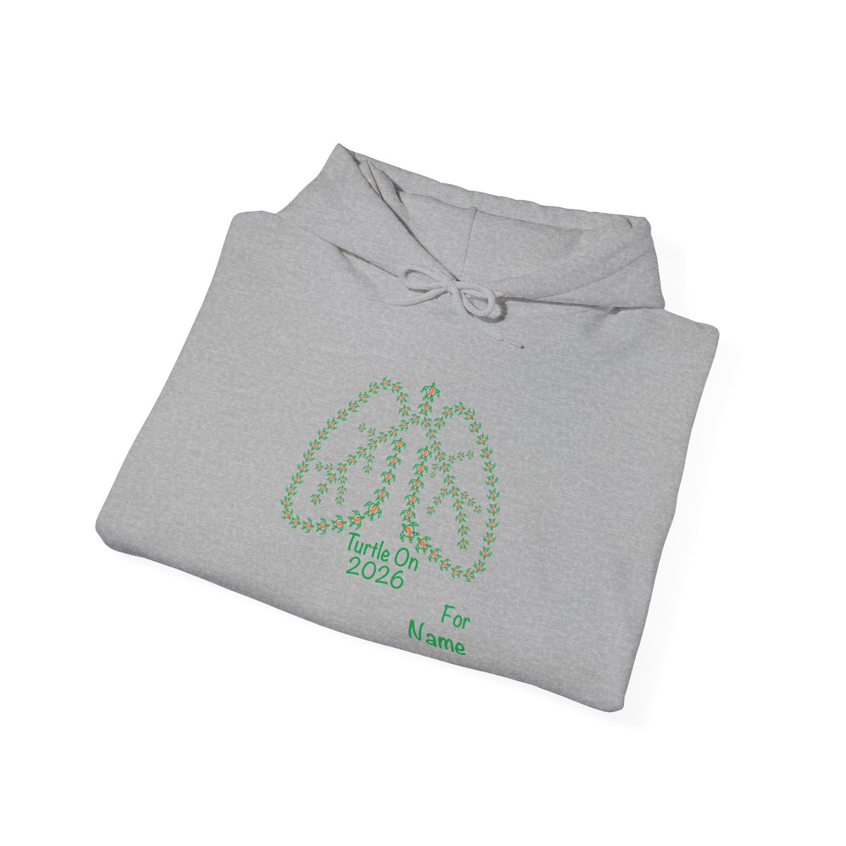 Personalized Unisex Hoodie -- 2026 Limited Edition - Blue Orange Ribbon