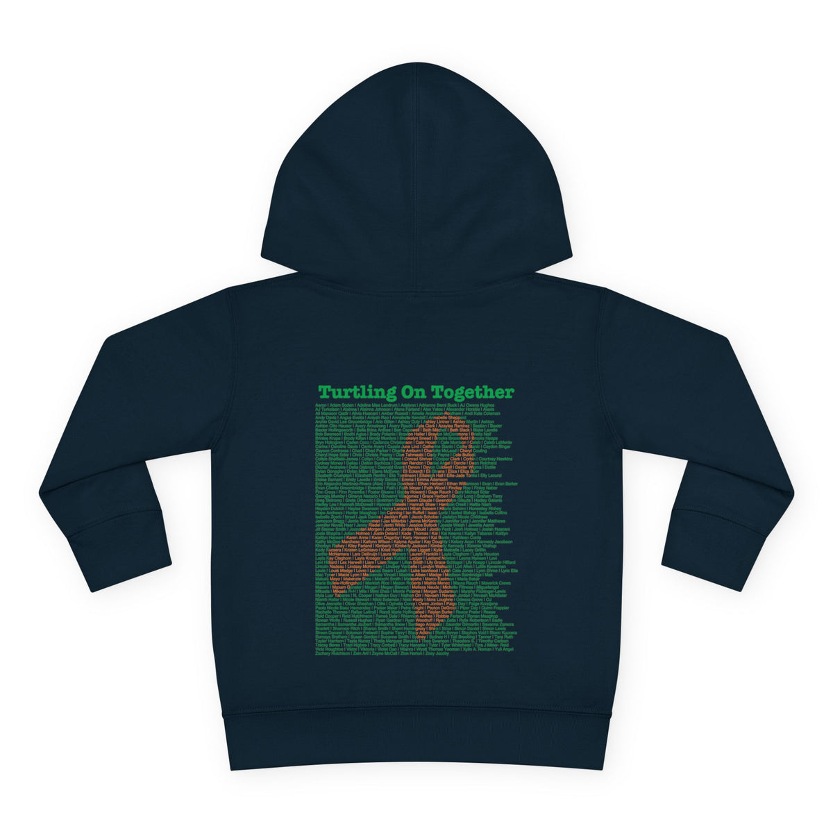 Personalized Toddler Hoodie - 2026 Limited Edition - Orange Ribbon