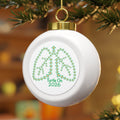 2026 Limited Edition - Christmas Ornament – Orange Ribbon - Holiday Ball