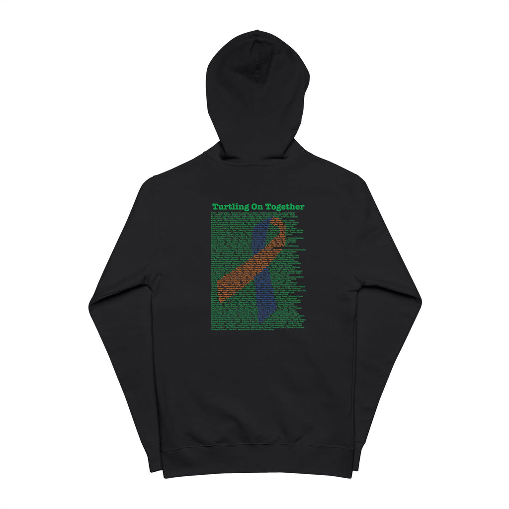 Personalized Unisex Zip-Up Hoodie - 2026 Limited Edition - Blue Orange Ribbon