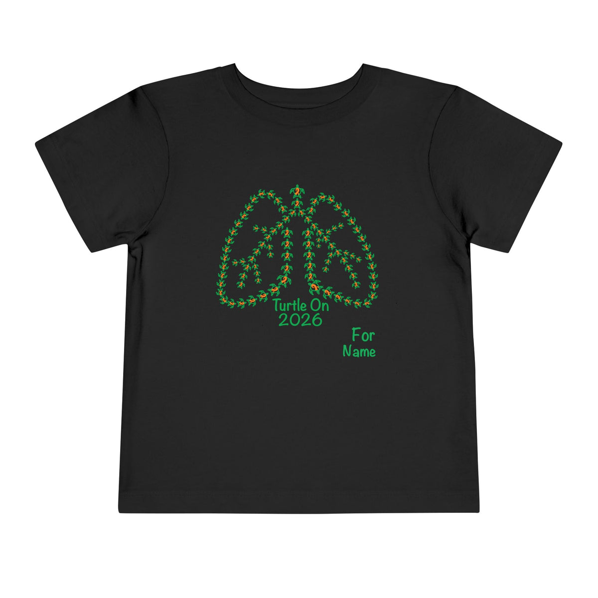 Personalized Toddler Tee - 2026 Limited Edition - Blue Orange Ribbon