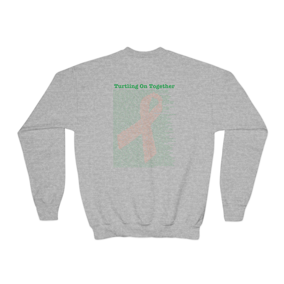 Personalized Youth Sweatshirt - 2026 Limited Edition - Orange - Crewneck