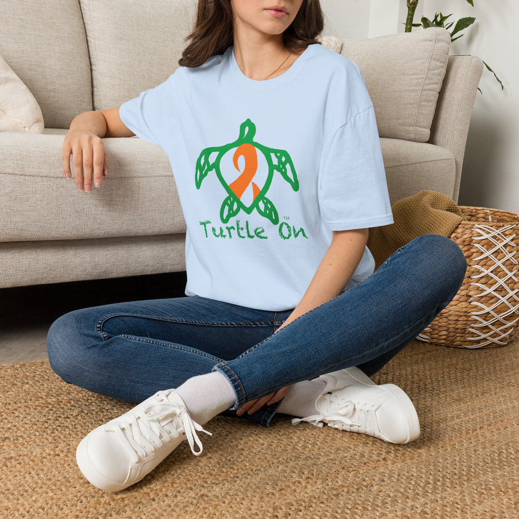 Unisex - Turtle On - Orange - Softstyle T-Shirt