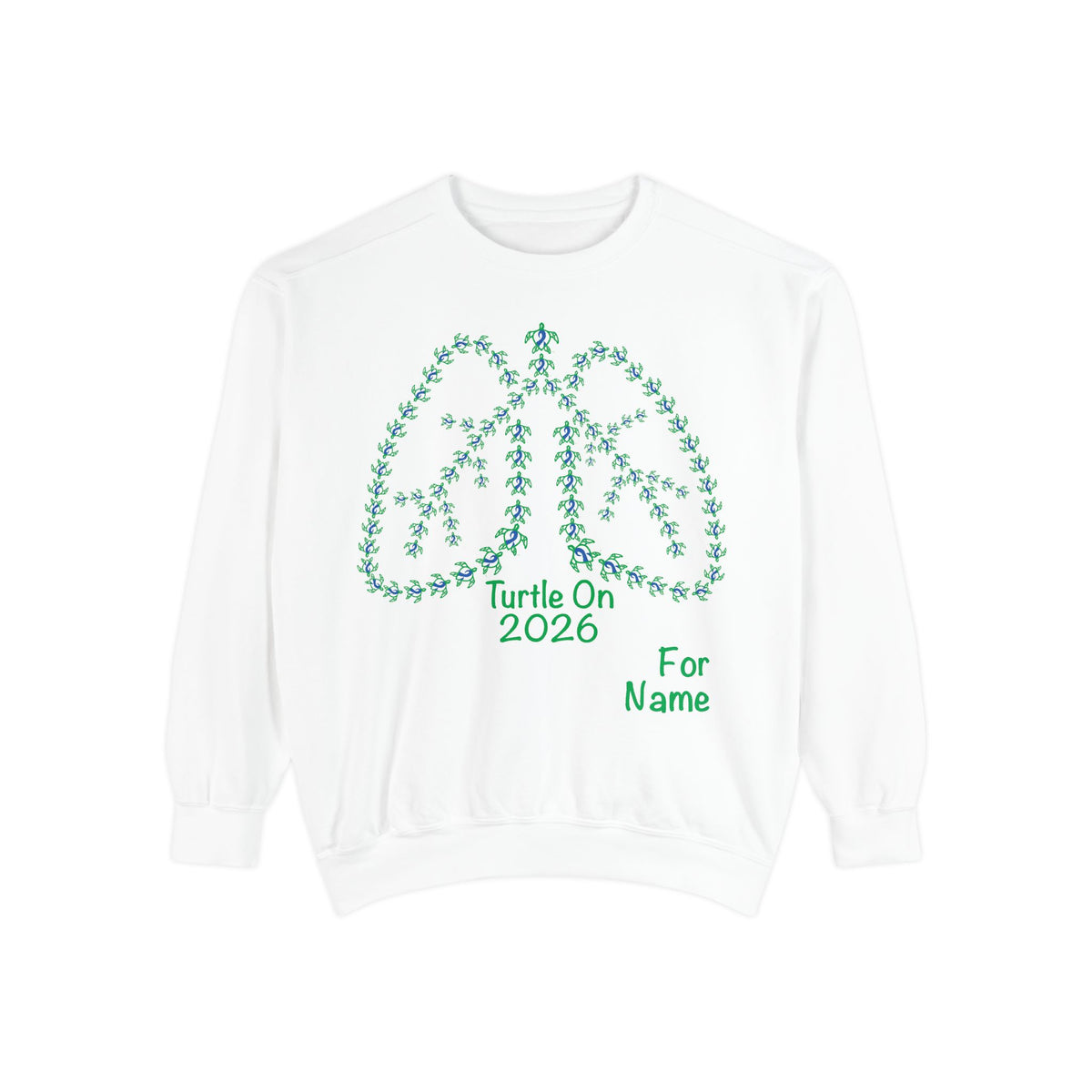 Personalized Unisex Sweatshirt - 2026 Limited Edition - Blue - Crewneck
