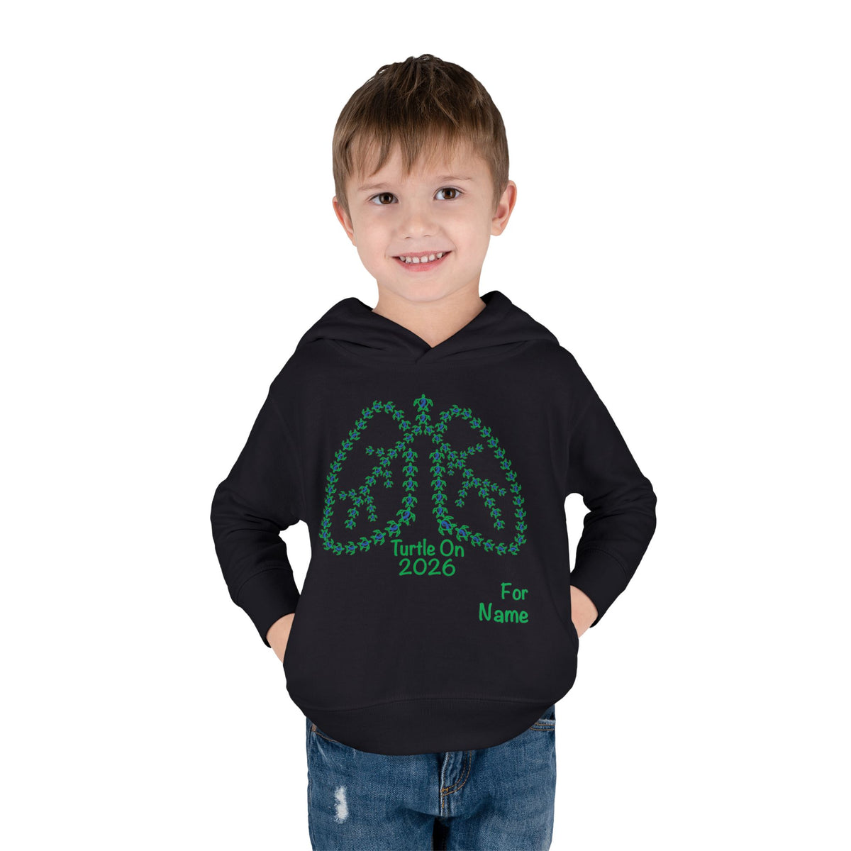 Personalized Toddler Hoodie - 2026 Limited Edition - Blue Ribbon