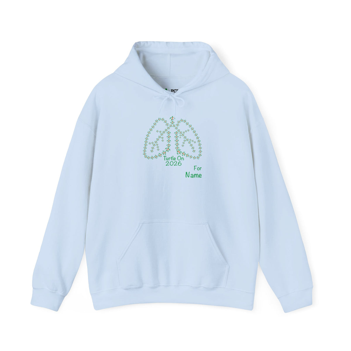 Personalized Unisex Hoodie -- 2026 Limited Edition - Blue Orange Ribbon