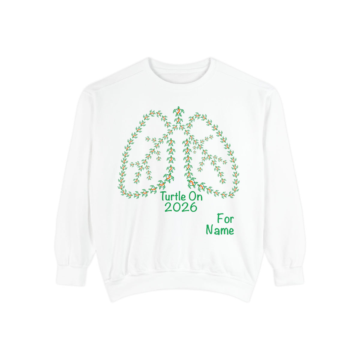 Personalized Unisex Sweatshirt - 2026 Limited Edition - Blue Orange - Crewneck