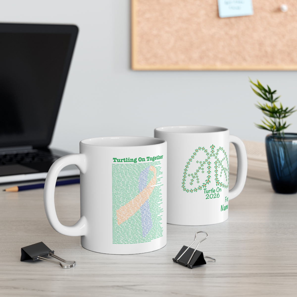 Personalized Mug - 2026 Limited Edition - Blue Orange -11oz Coffee Cup
